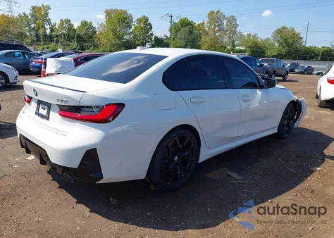 2025 BMW 3 Series 330I xDrive z USA, uszkodzony, nr VIN 3MW89CW0XS8F49860